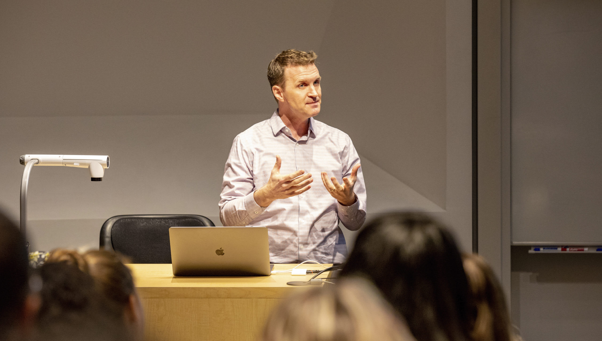 John Dyer teaching a class
