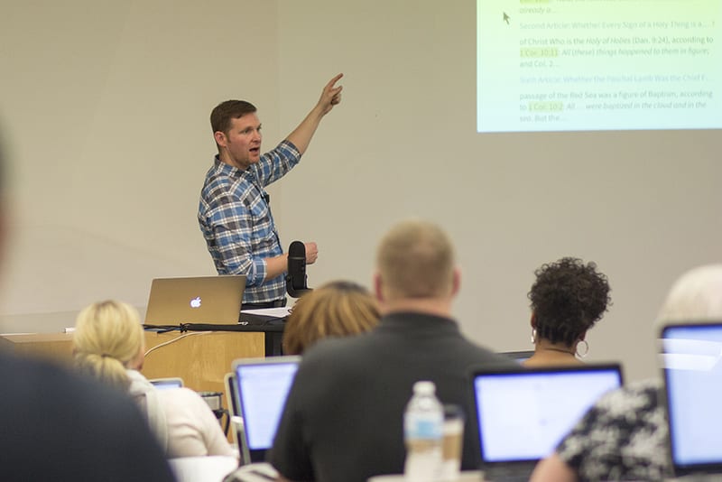 Chris McMaster teaching