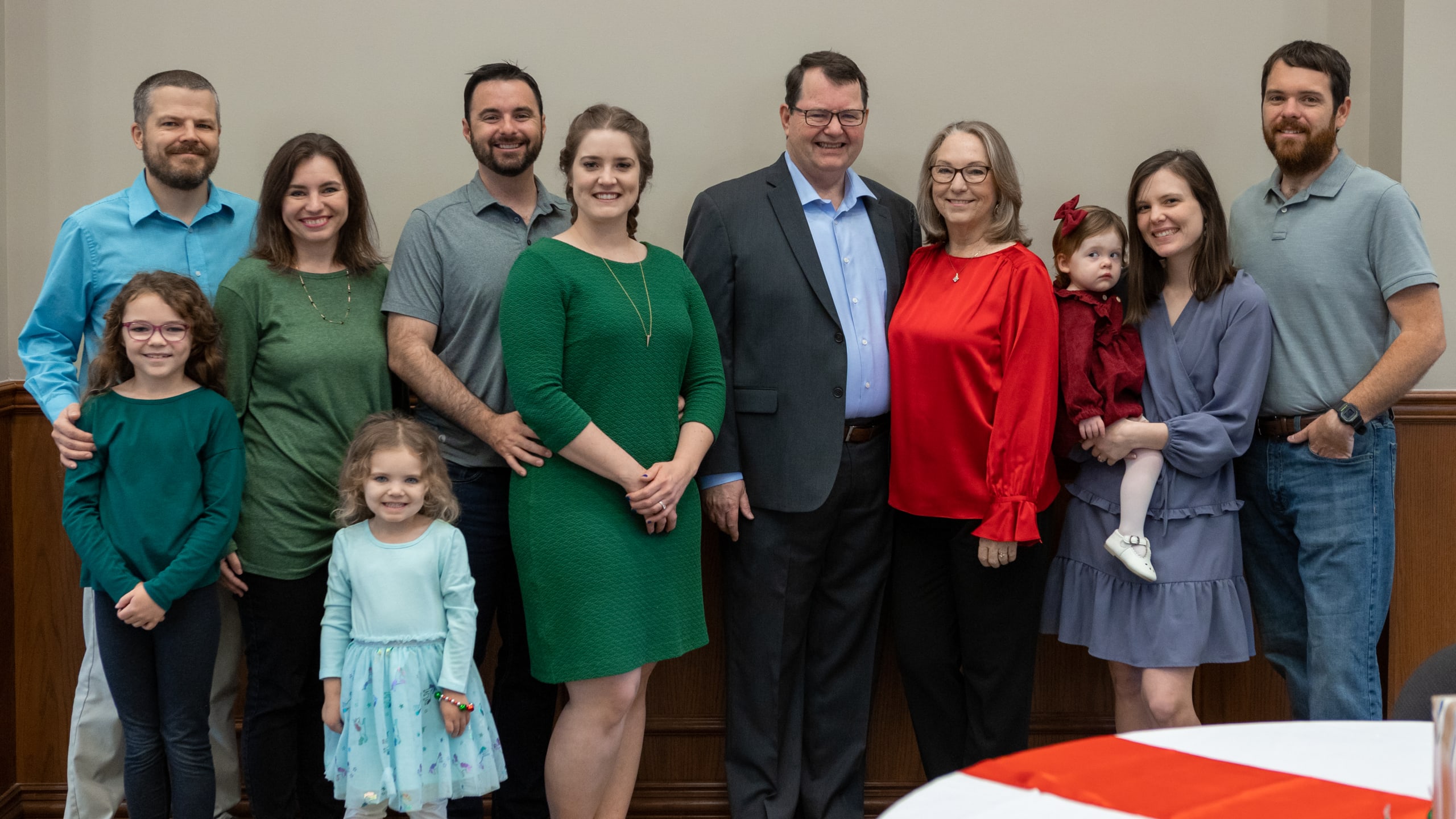 Dale Larson and family