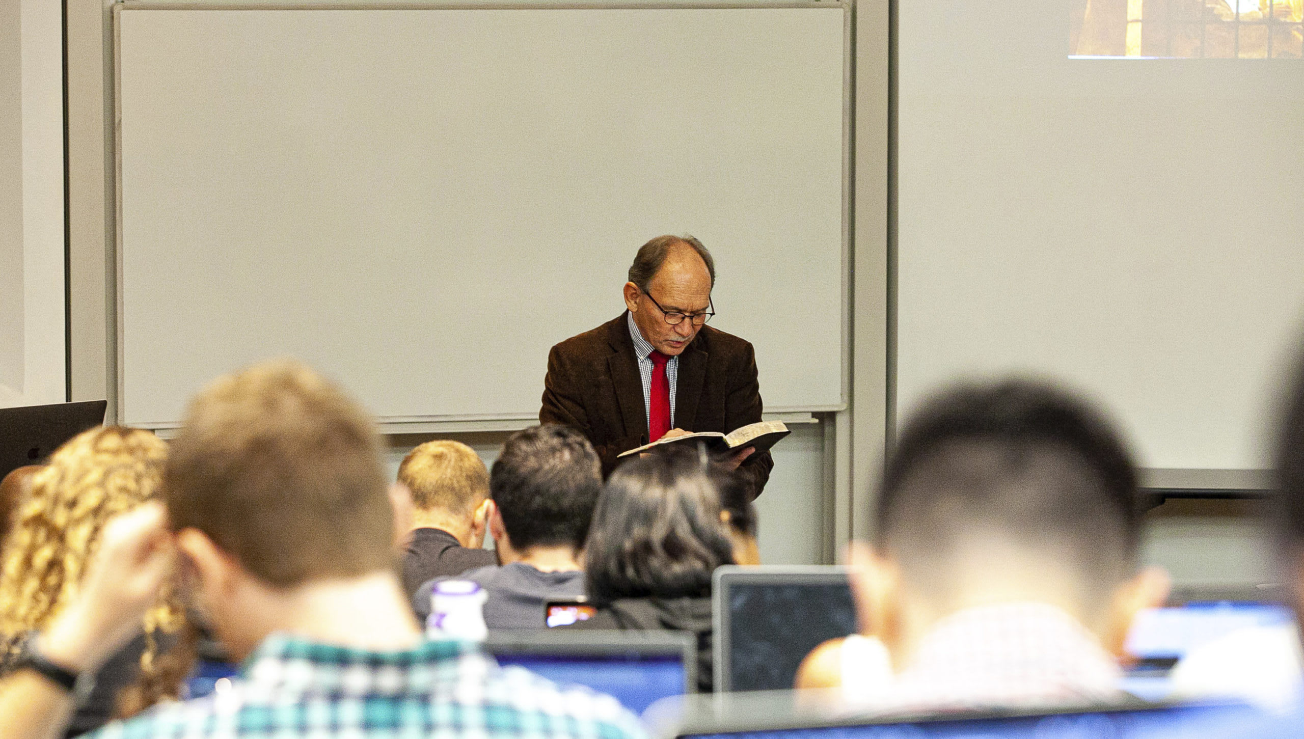 Dr. Horrell in class