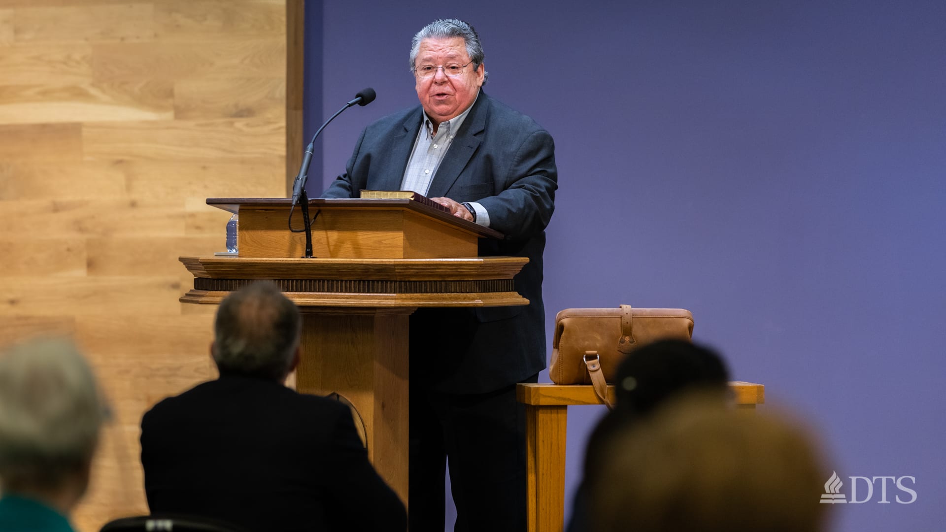Dr. Mark Bailey in chapel at DTS