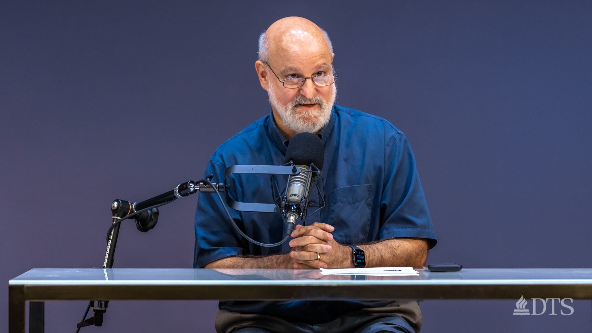 Dr. Darrell Bock in chapel at DTS