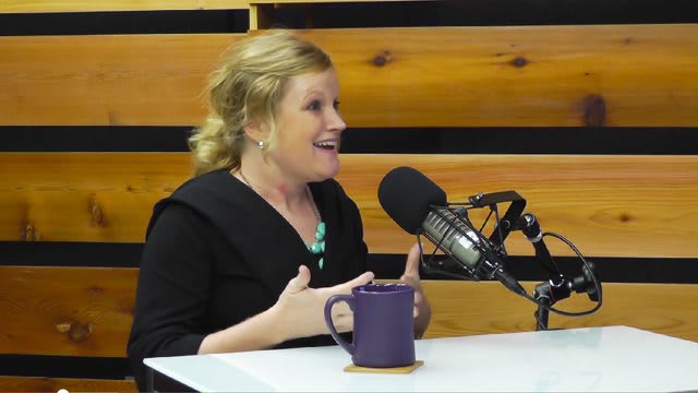 Guest speaker recording The Table podcast