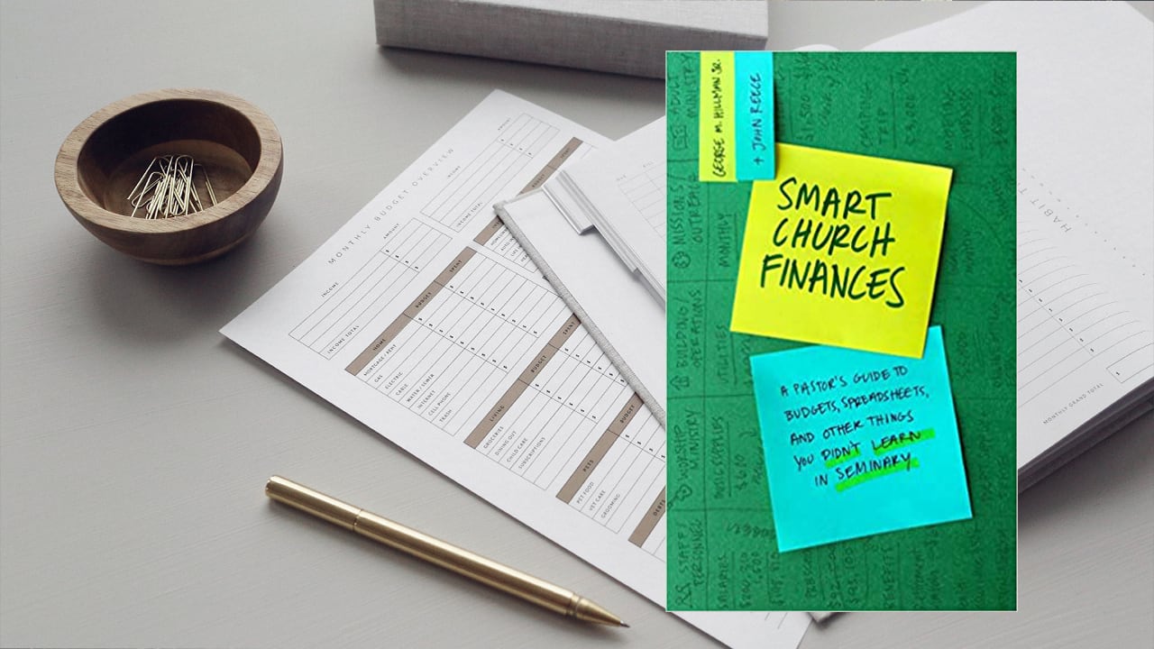 Hand-written notes about church finances