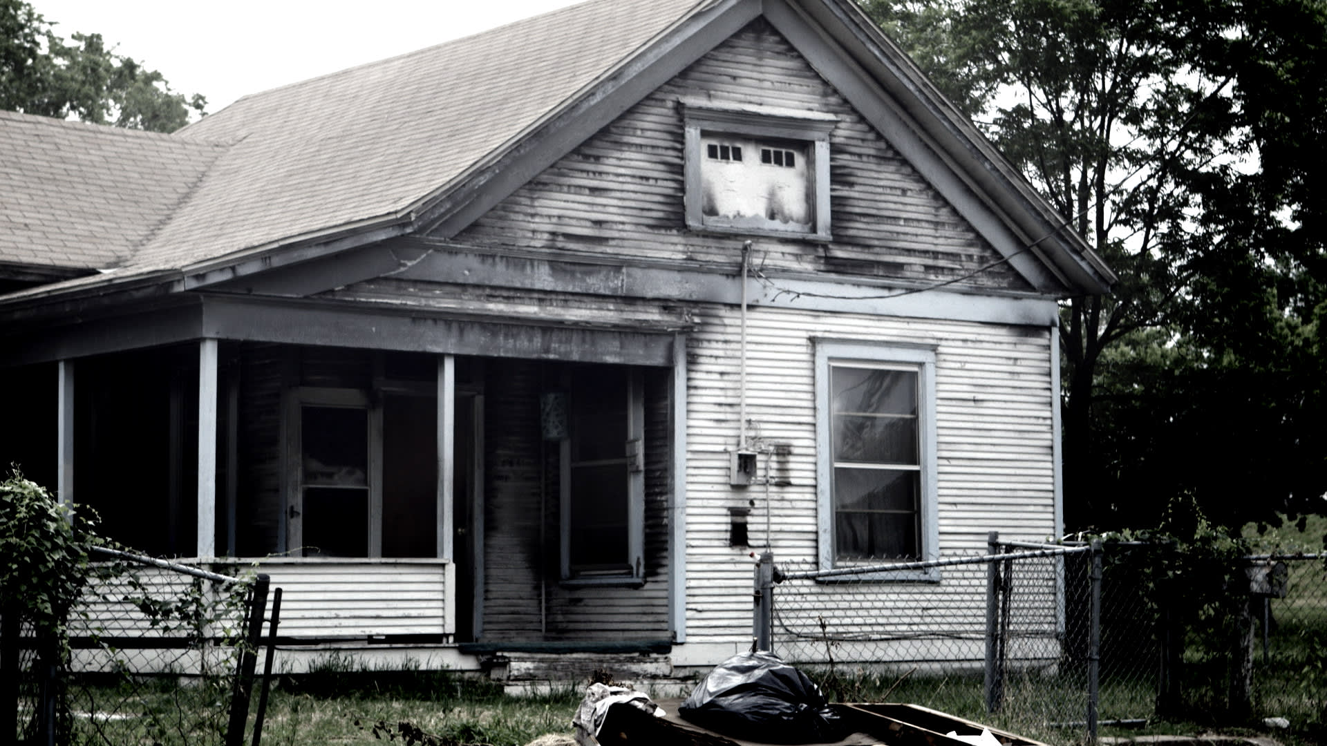 Dilapidated house in need of repair