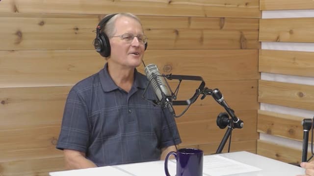 Guest speaker recording The Table podcast