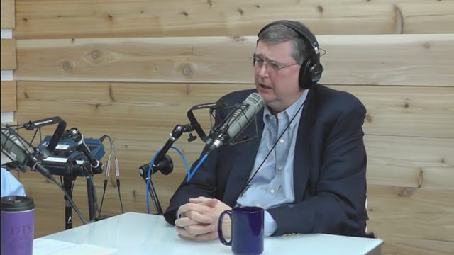 Guest speaker recording The Table podcast