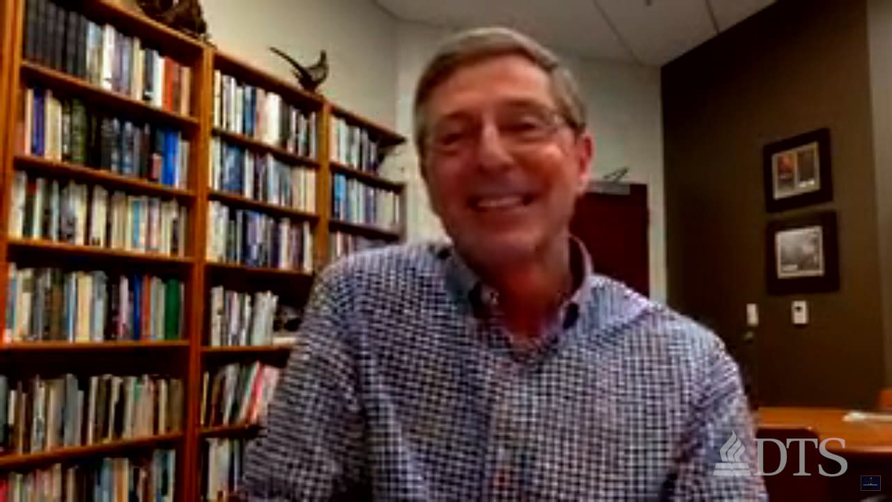 Tom Nelson recording The Table podcast