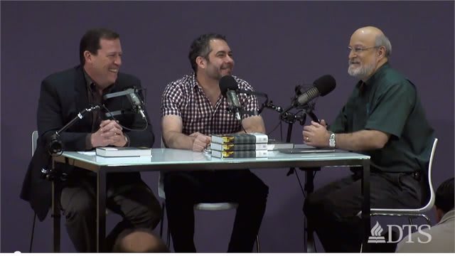 Dr. Bock and guests recording The Table podcast
