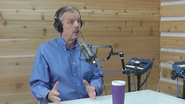 Guest speaker recording The Table podcast