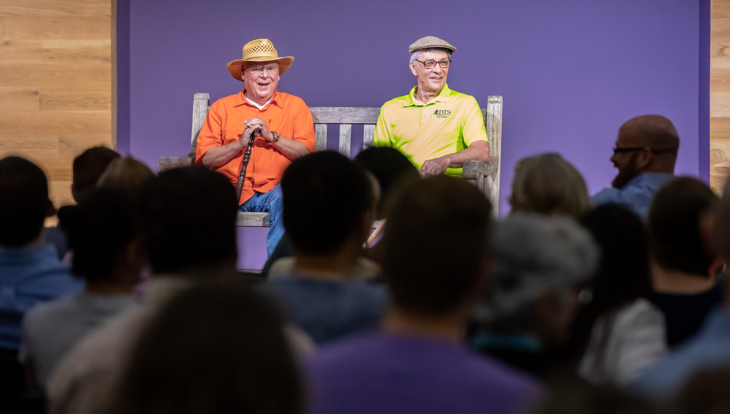 chapel message with Mike Lawson and Don Regier