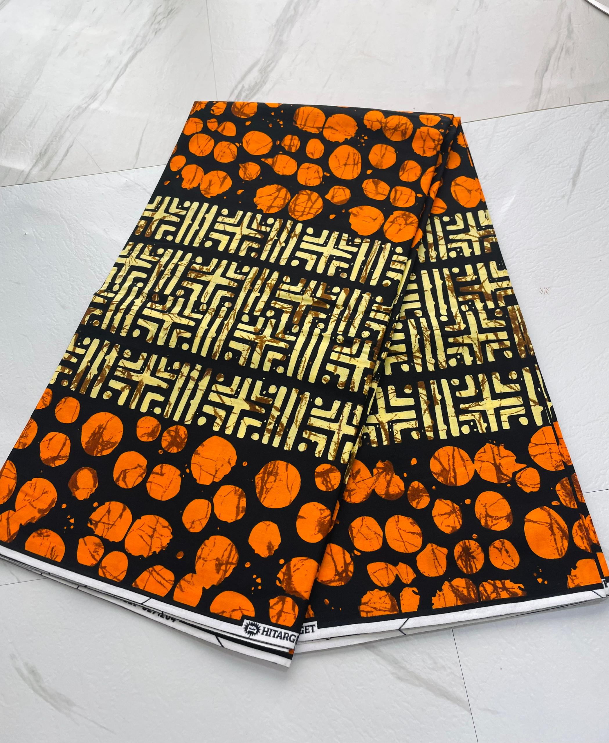 African Print Fabric — Style 07 — photo 1. Sefa Fabrics, Accra, Ghana.