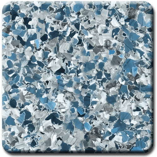 Cobalt epoxy floor coating color sample by GatorGuard