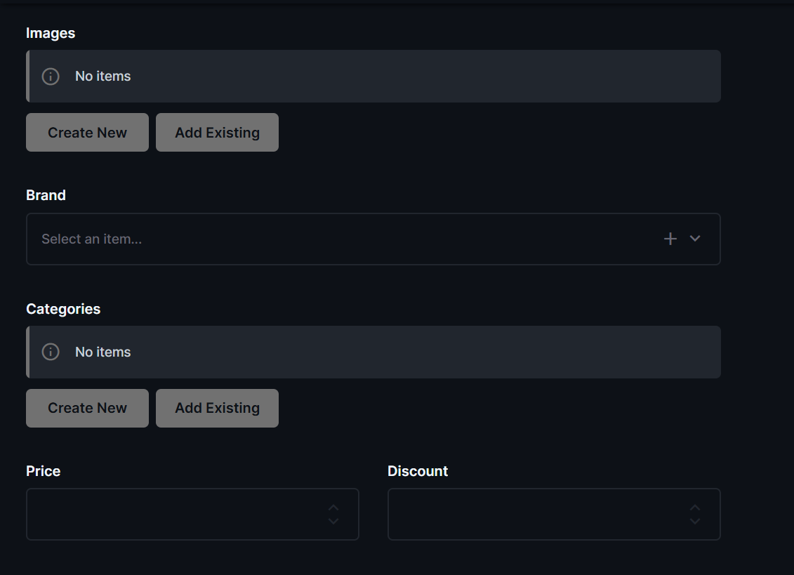 Adding a new product - 2