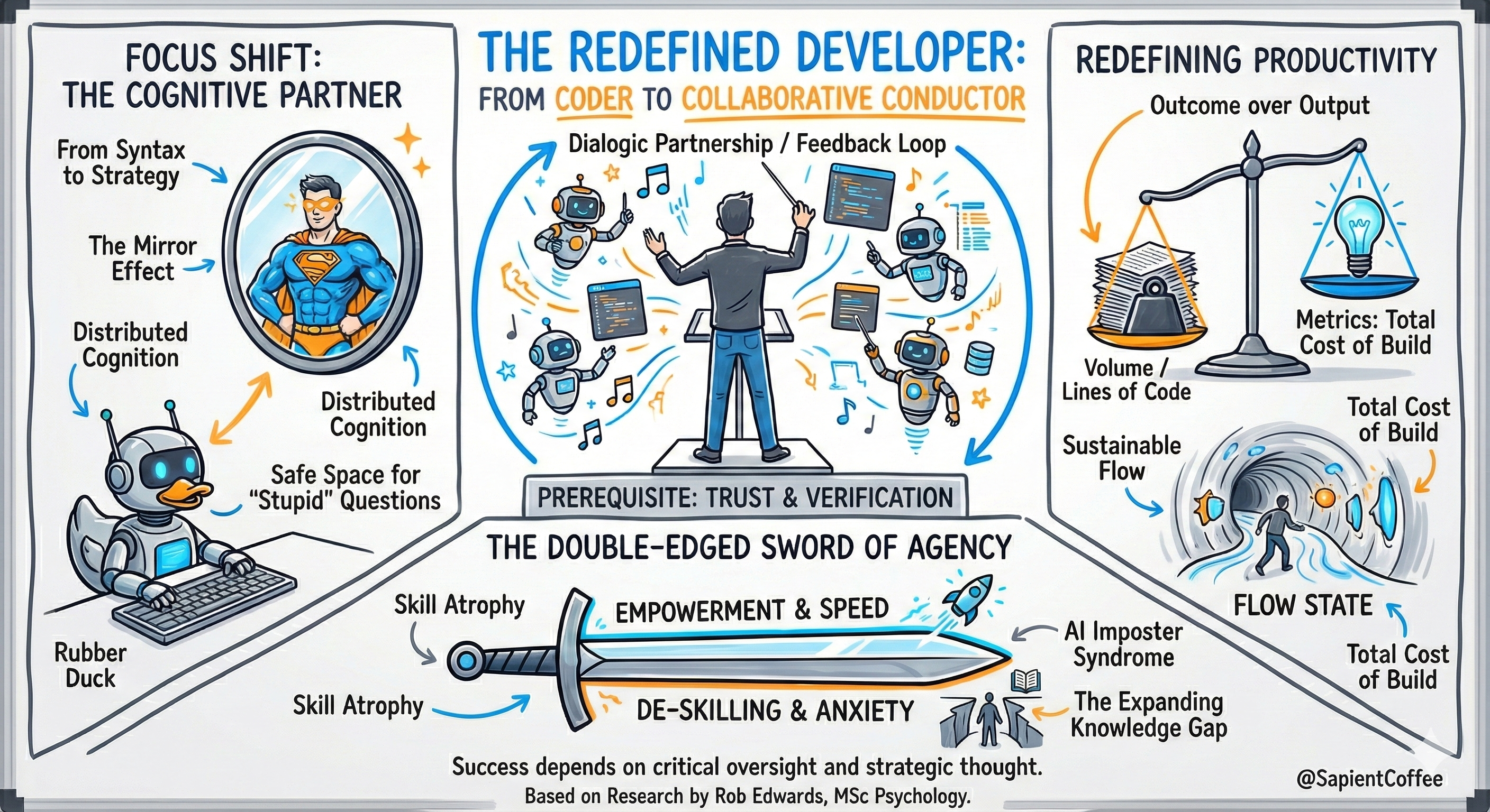 Summary of Thesis: Coder to Conductor.