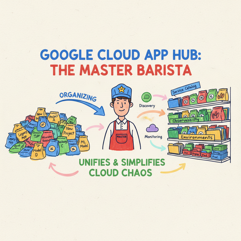 ☁️🗂️ Brewing Order from Chaos: Your Cloud is a Messy Cafe, App Hub is the Master Barista ☕