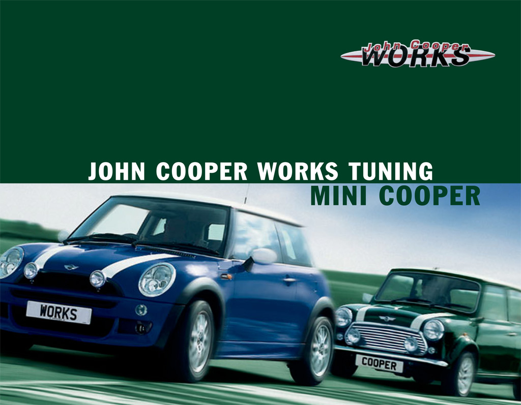 MINI Cooper JCW Tuning Kit Brochure Front Cover