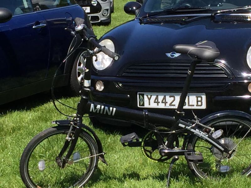 MINI folding bike Himley Hall MINI show 2019