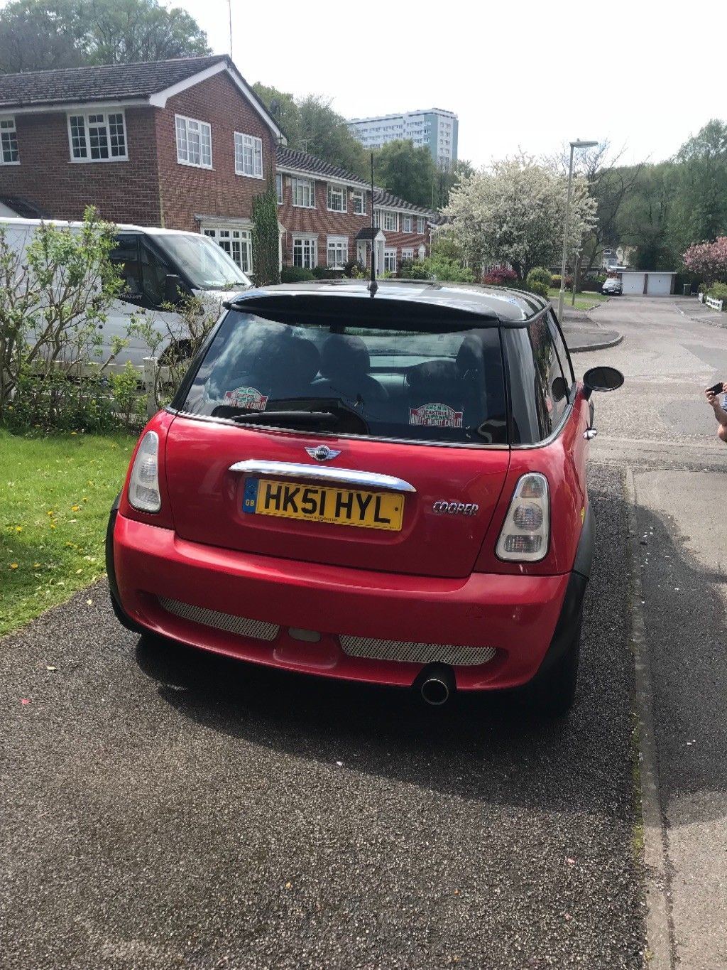 Photo of Red Y Reg BMW MINI Cooper R50 Registration Number HK51HYL image 3