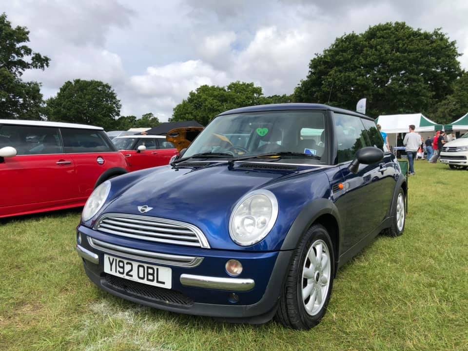 MINI y192OBL r50 ONE at National Mini Day at Beaulieu show 2019