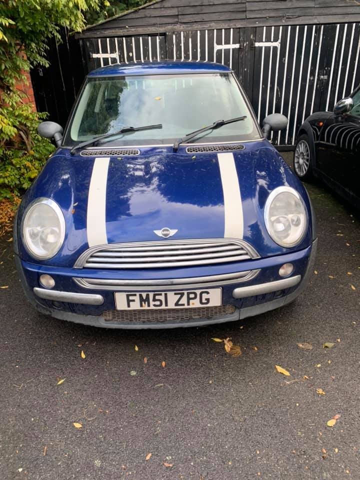 Photo of Blue Y Reg BMW MINI ONE R50 Registration Number FM51ZPG image 1