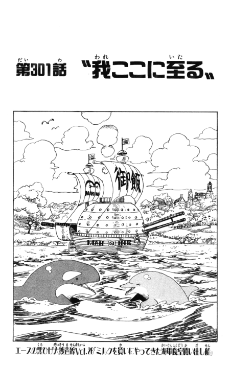 One Piece Cover Chapter 301 I Was Here