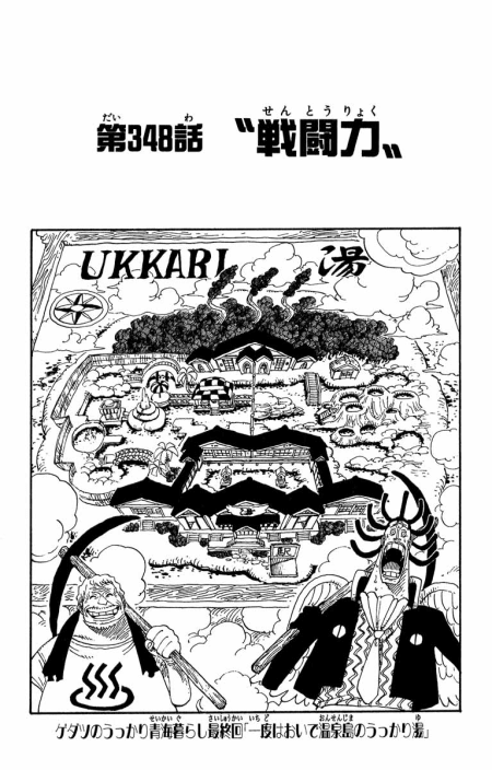 One Piece Cover Chapter 348 Combat Power