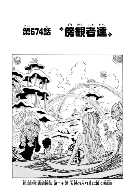 One Piece Cover Chapter 674 Spectators