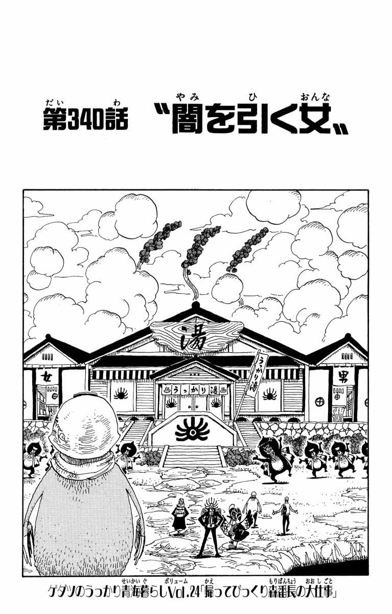 One Piece Cover Chapter 340 The Woman Who Brings Darkness