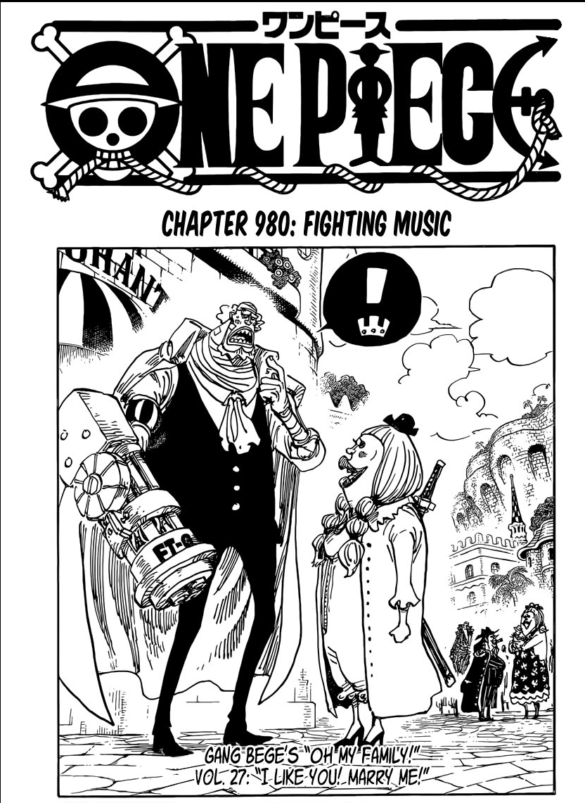 One Piece Cover Chapter 980 Fighting Music