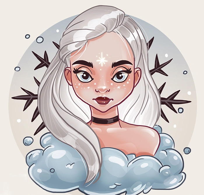 Elara - Winter Avatar - Digitally Crafted Avatar by Avagen