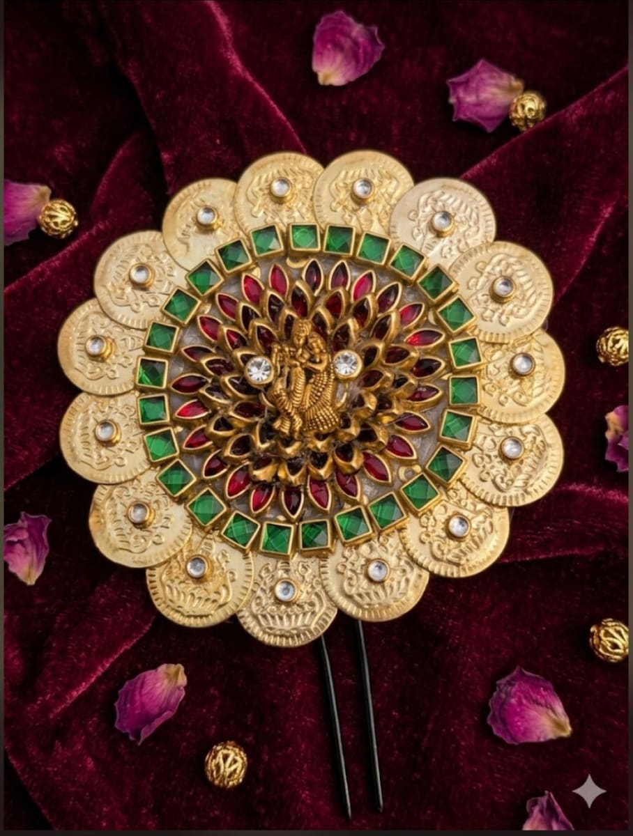 Radha Krishna Hair brooch  2