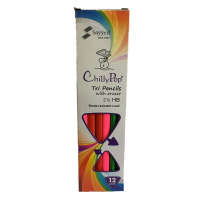 Piano Chilly Pop Tri Pencils with Eraser 12 Pencils