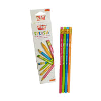 Oro Splash Multicolor Led Pencil With Matching Eraser 12 Pencils