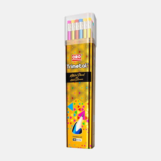 ORO Trimetal Lead Pencil Metal Jar 24 Pcs