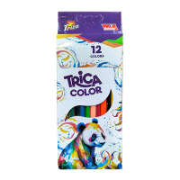 Bahadur Trica Color Pencils 12 Colors Full Size