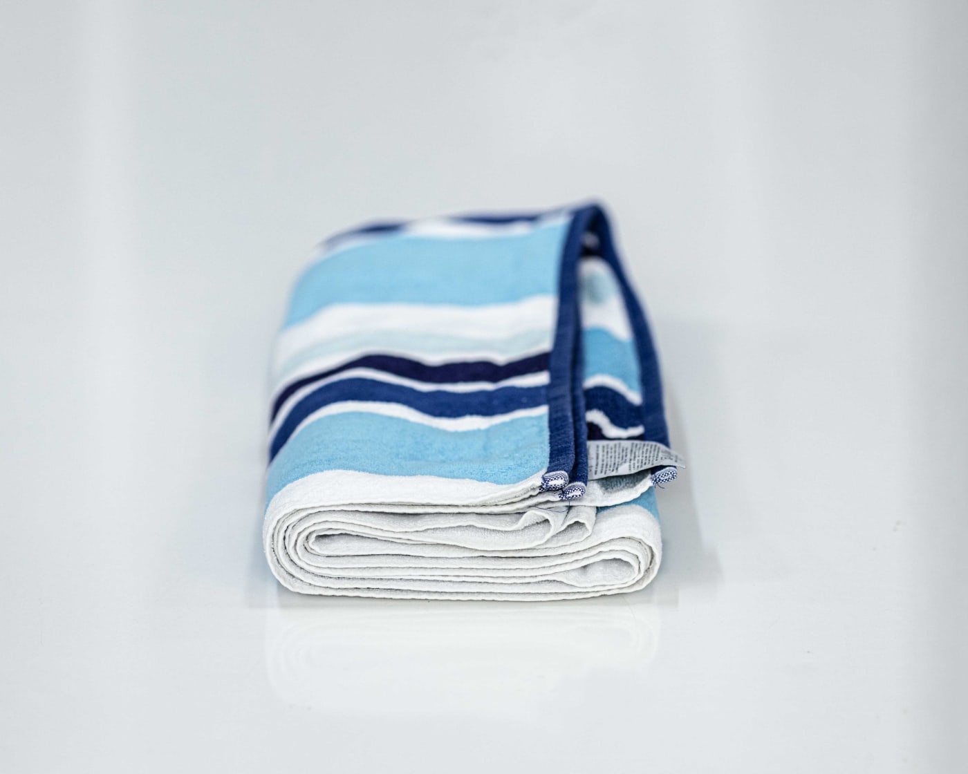 Blue Striped Beach Towel