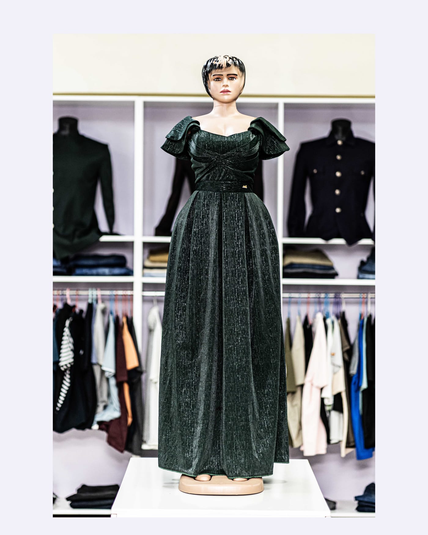 Forest Shimmer Ball Gown — image 1
