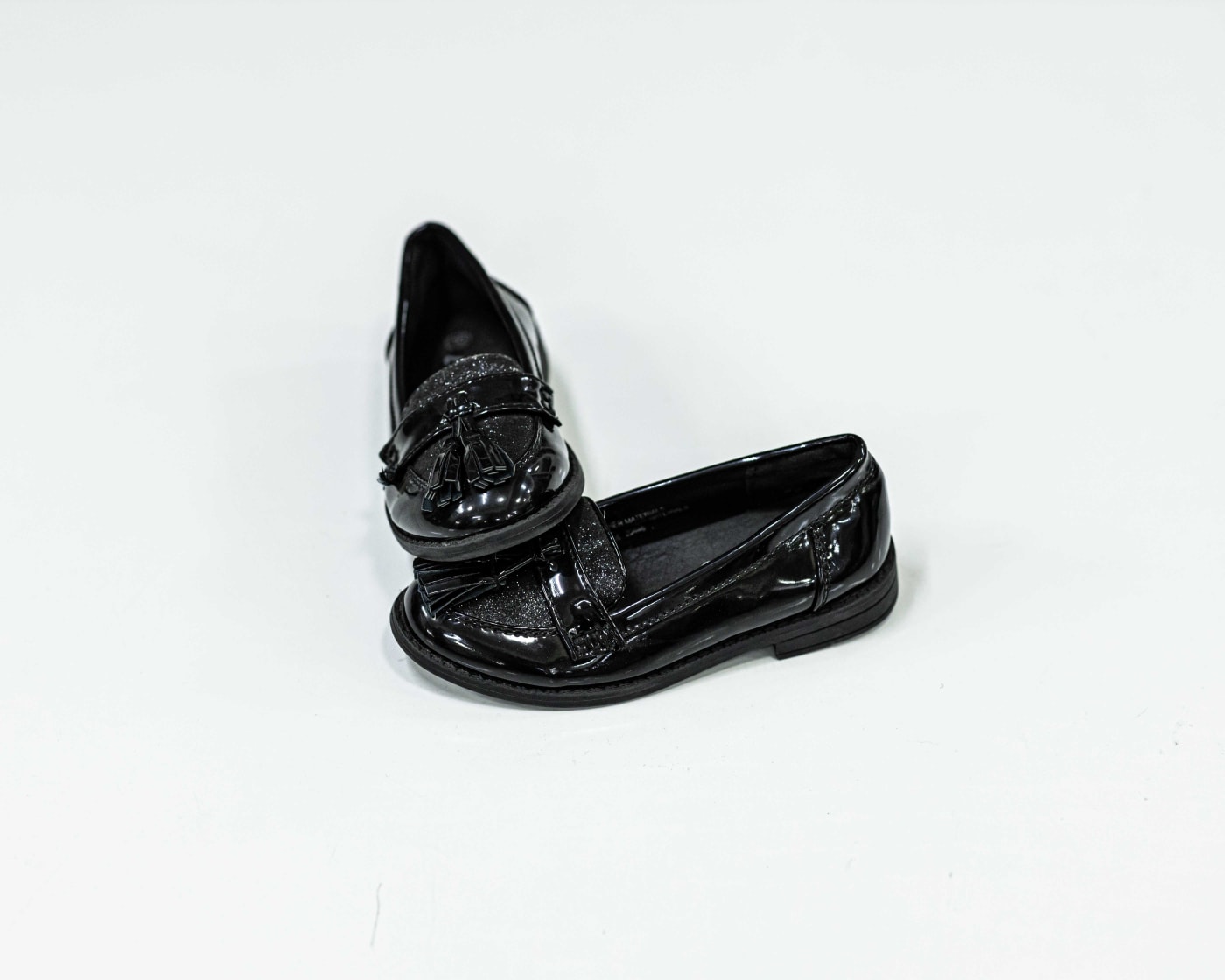 Kids' Black Patent School Shoe — image 1