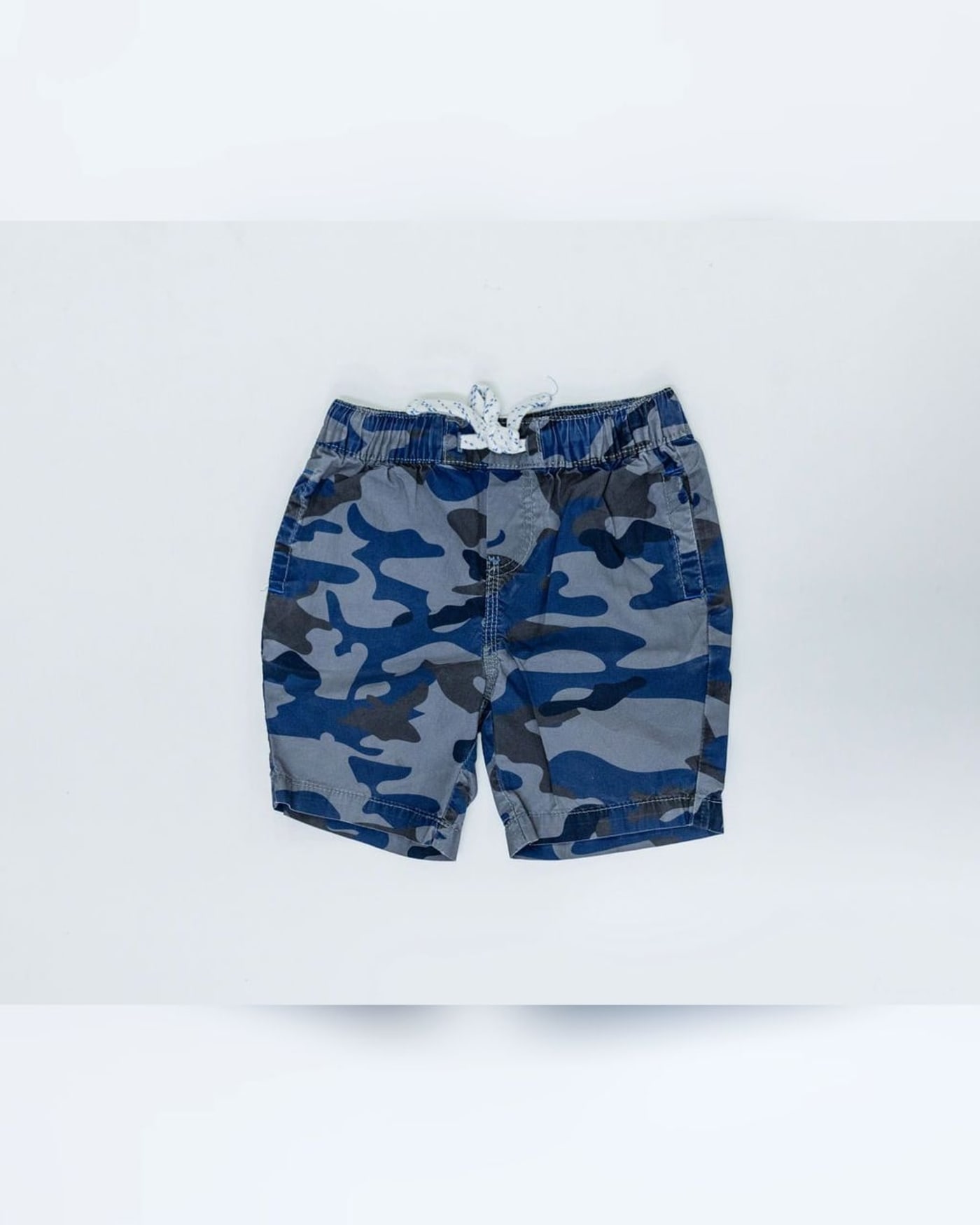 Kids' Blue Camo Shorts — image 1