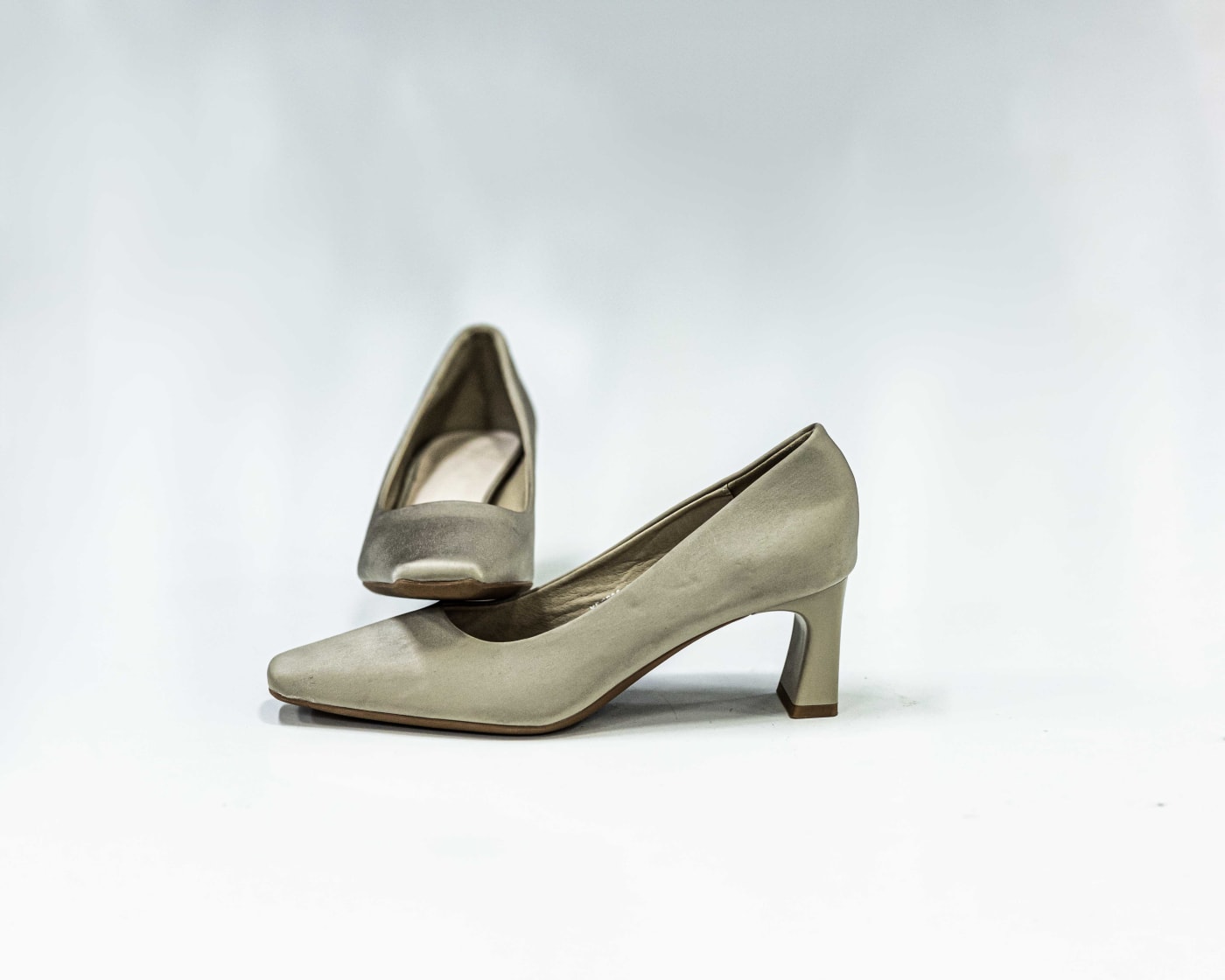 Nude Block-Heel Court — image 1
