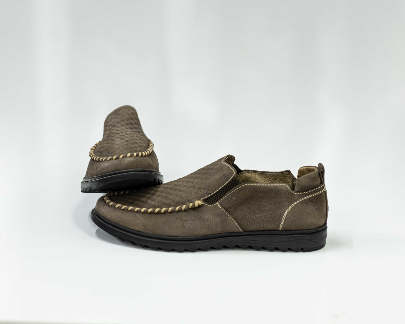 Olive Nubuck Moccasin