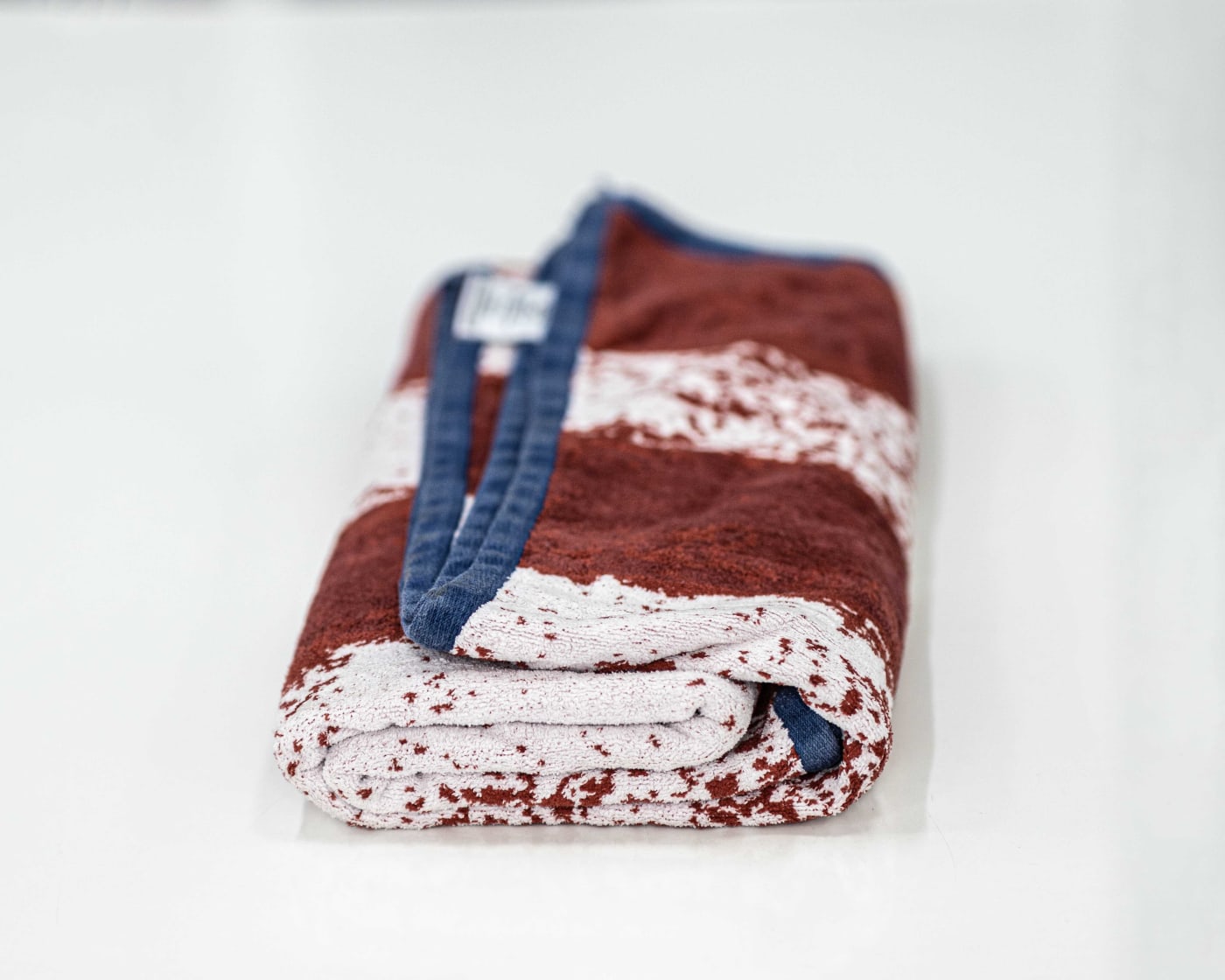 Red Print Beach Towel