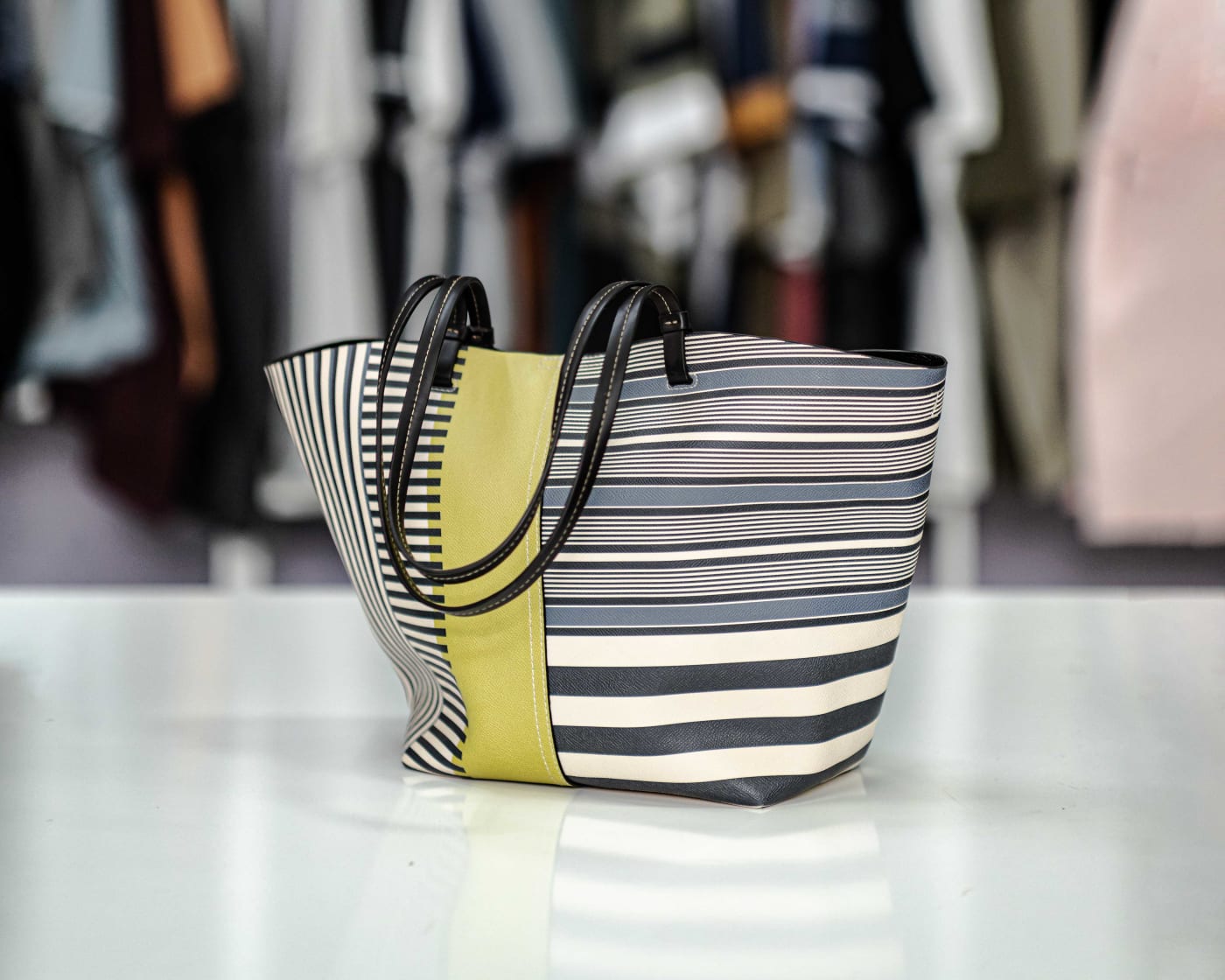 Striped Beach Tote