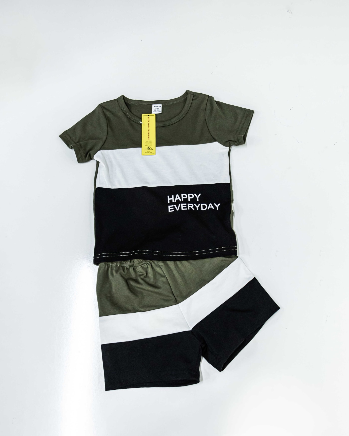 Kids' Colour-Block Tee Set — image 1