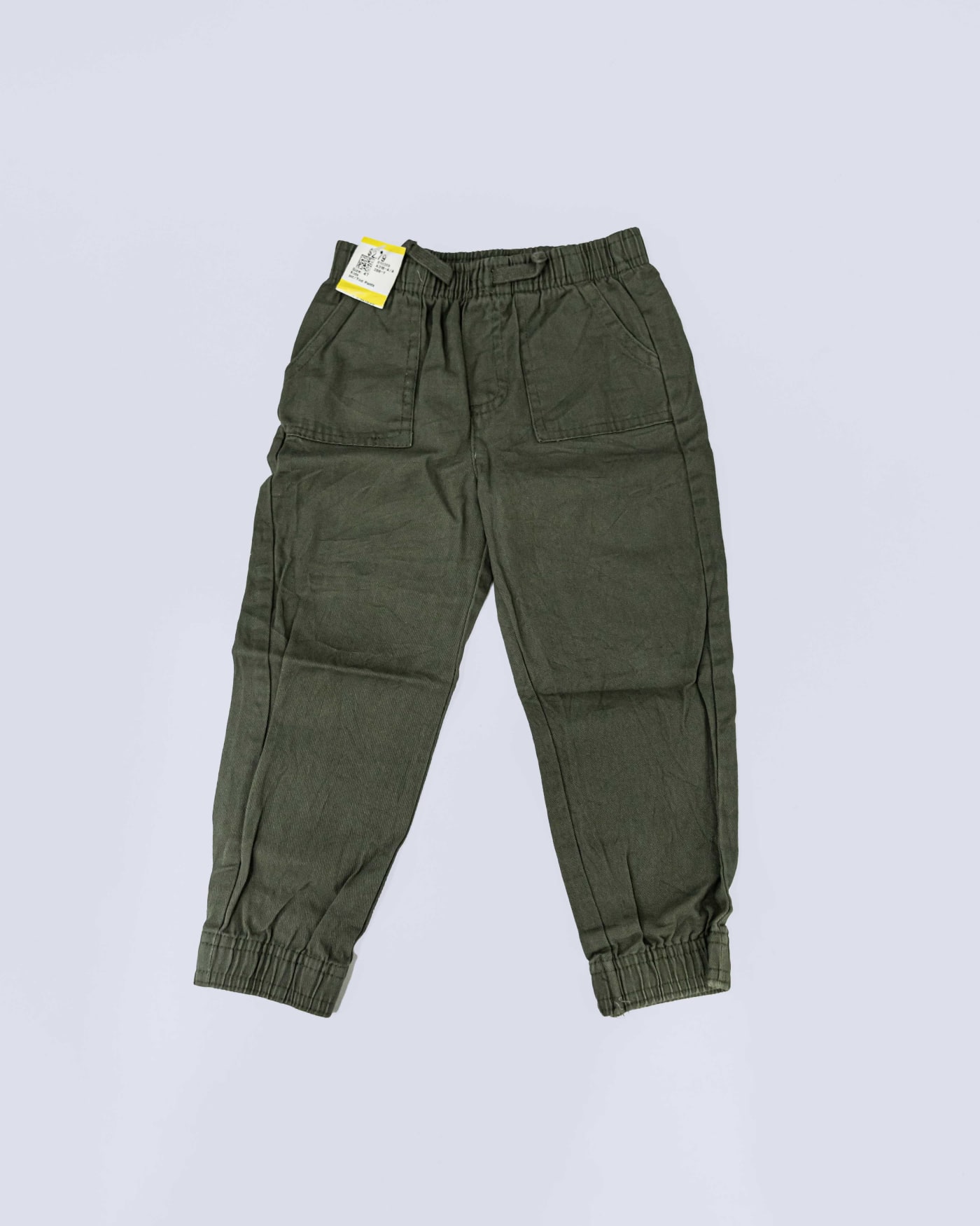 Kids' Olive Cargo Trousers
