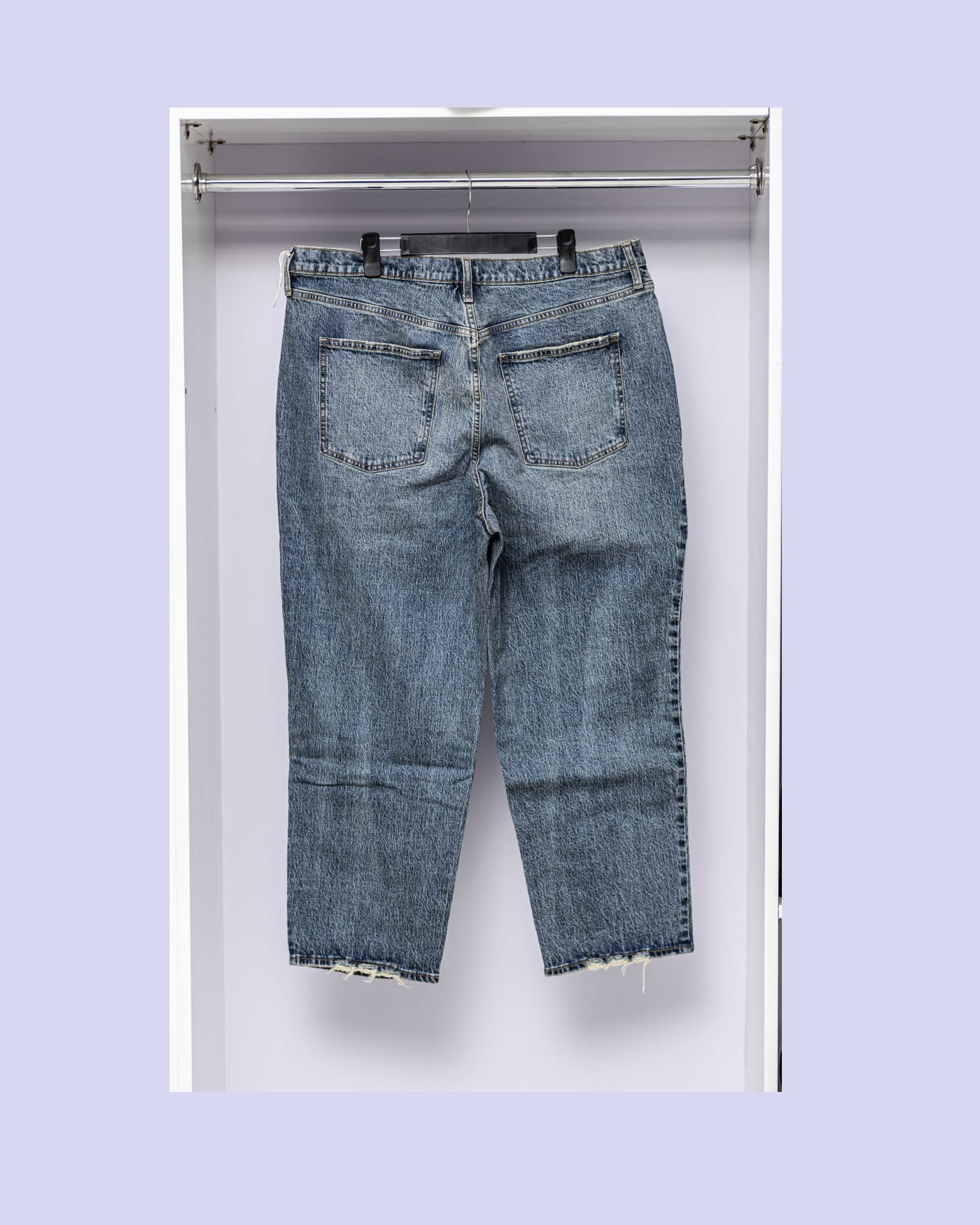 Light Raw-Hem Jeans — image 1