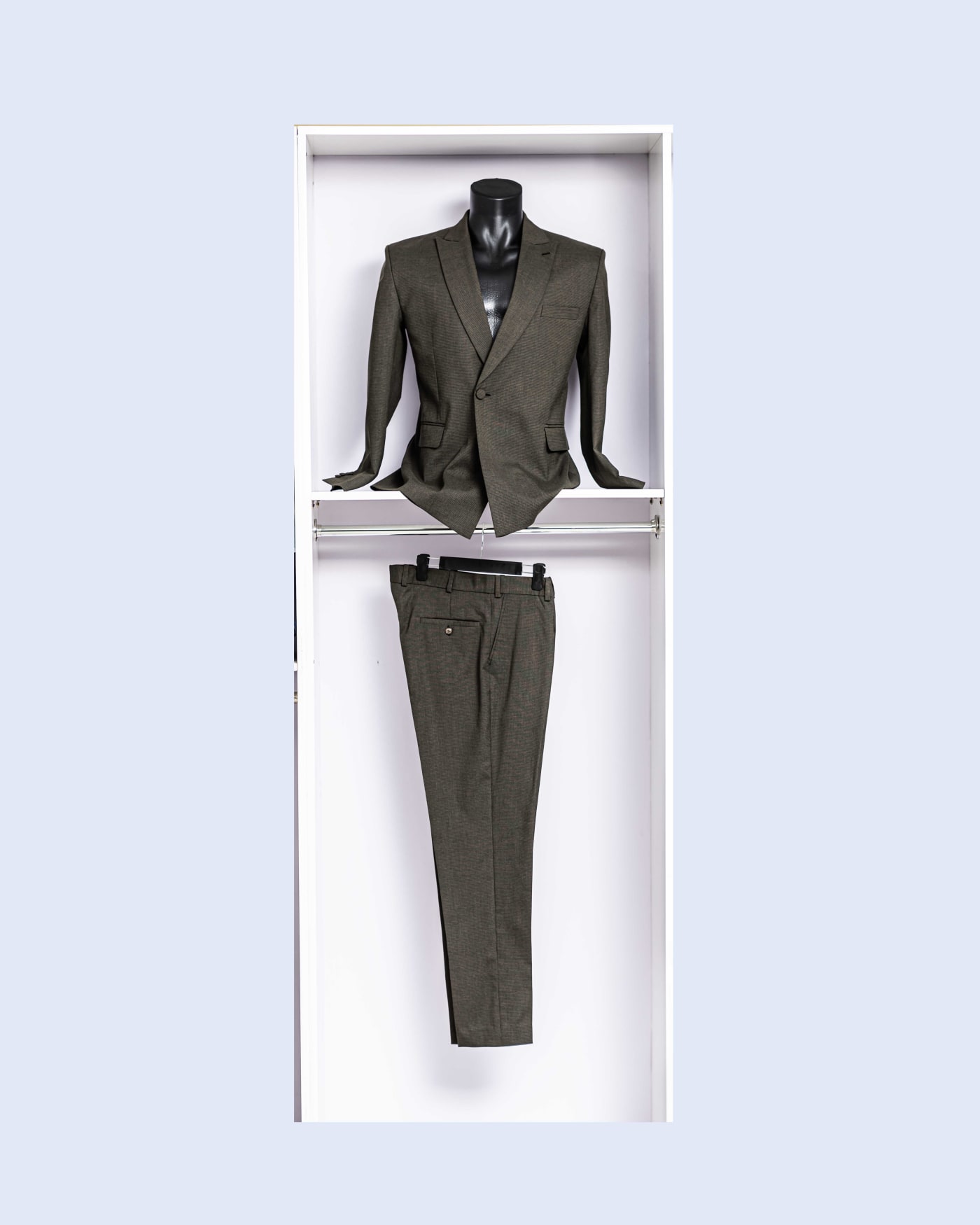 Olive Brown Two-Piece Suit