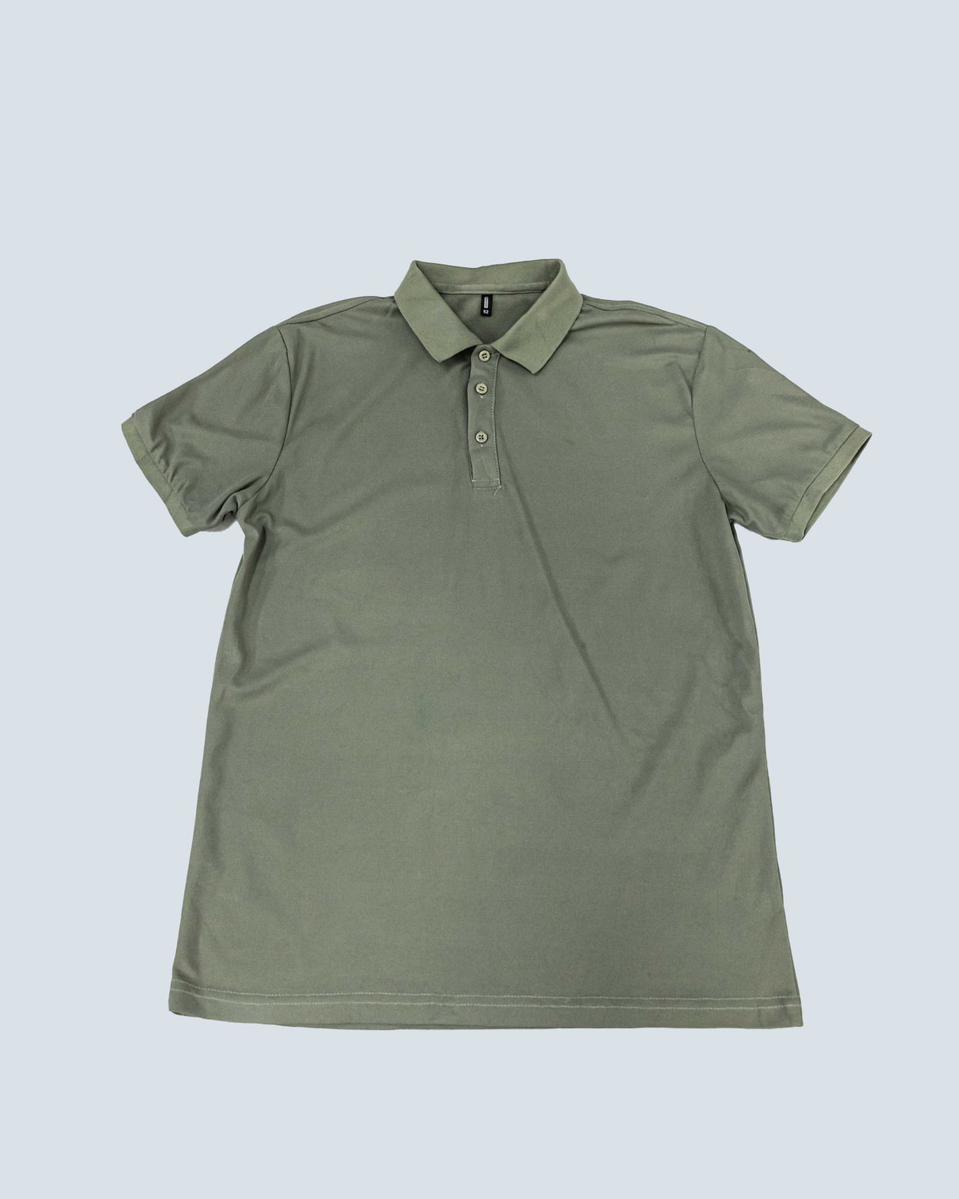 Olive Cotton Polo — image 1