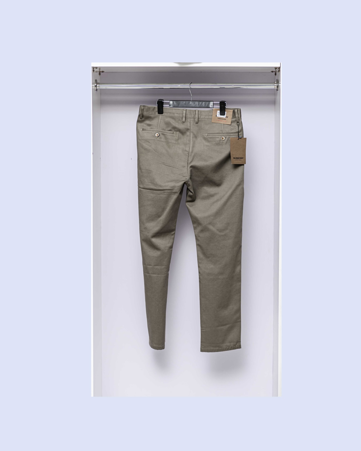 Olive Slim Chinos — image 1
